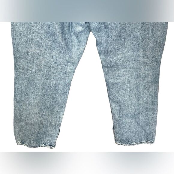 Torrid High Rise Straight Jeans 20 R Button Flight Light Wash Slit Ankle Mom - Picture 9 of 11